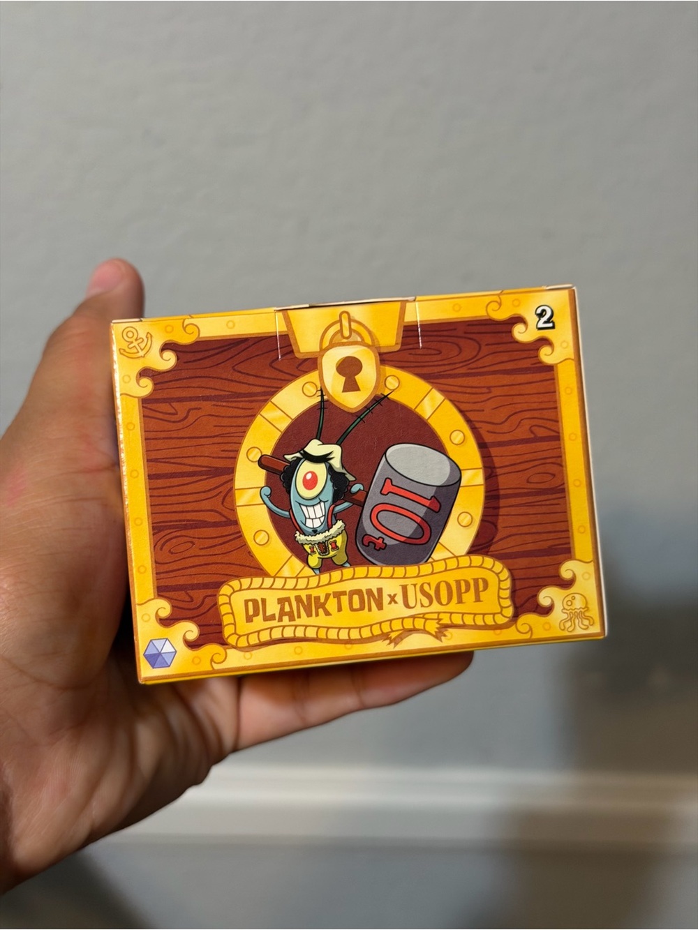 McDonald’s One Piece x SpongeBob #2 Plankton x Usopp Collectible NEW